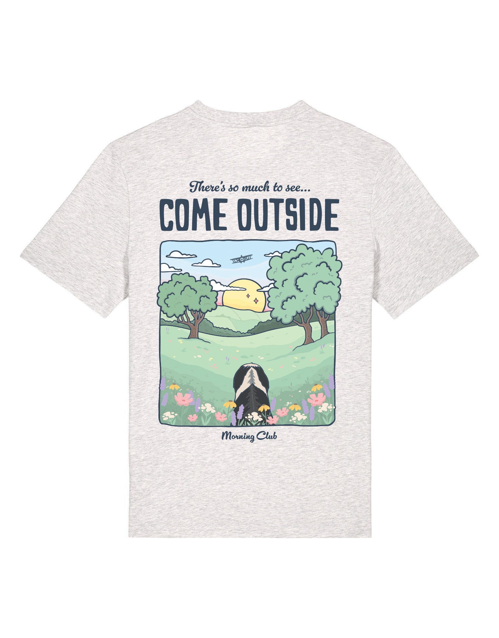 Come Outside Printed Organic Cotton T-Shirt