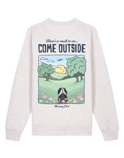 Come Outside Printed Organic Cotton Sweatshirt