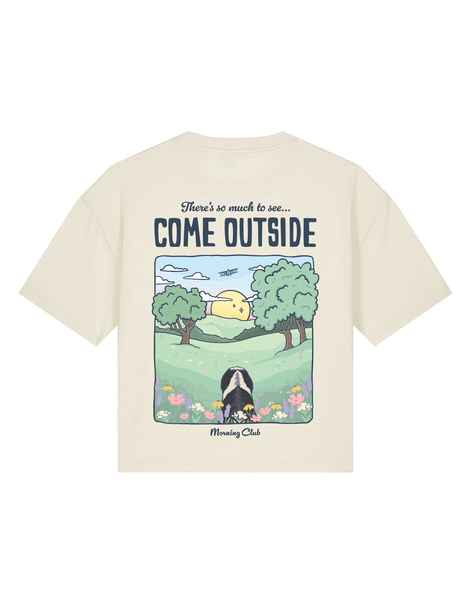Come Outside Boxy Organic Cotton Tee