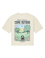 Come Outside Boxy Organic Cotton Tee