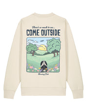 Come Outside Printed Organic Cotton Sweatshirt