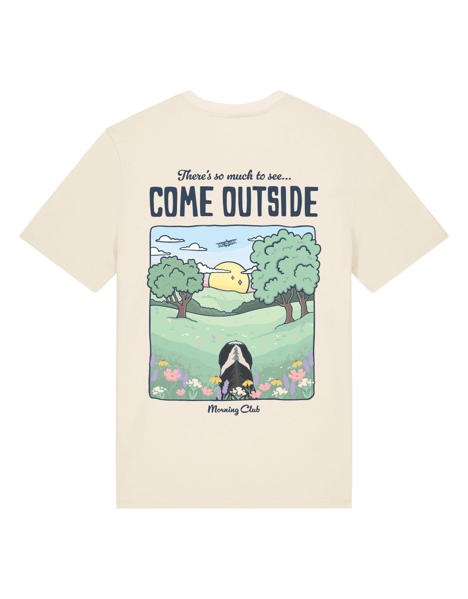Come Outside Printed Organic Cotton T-Shirt