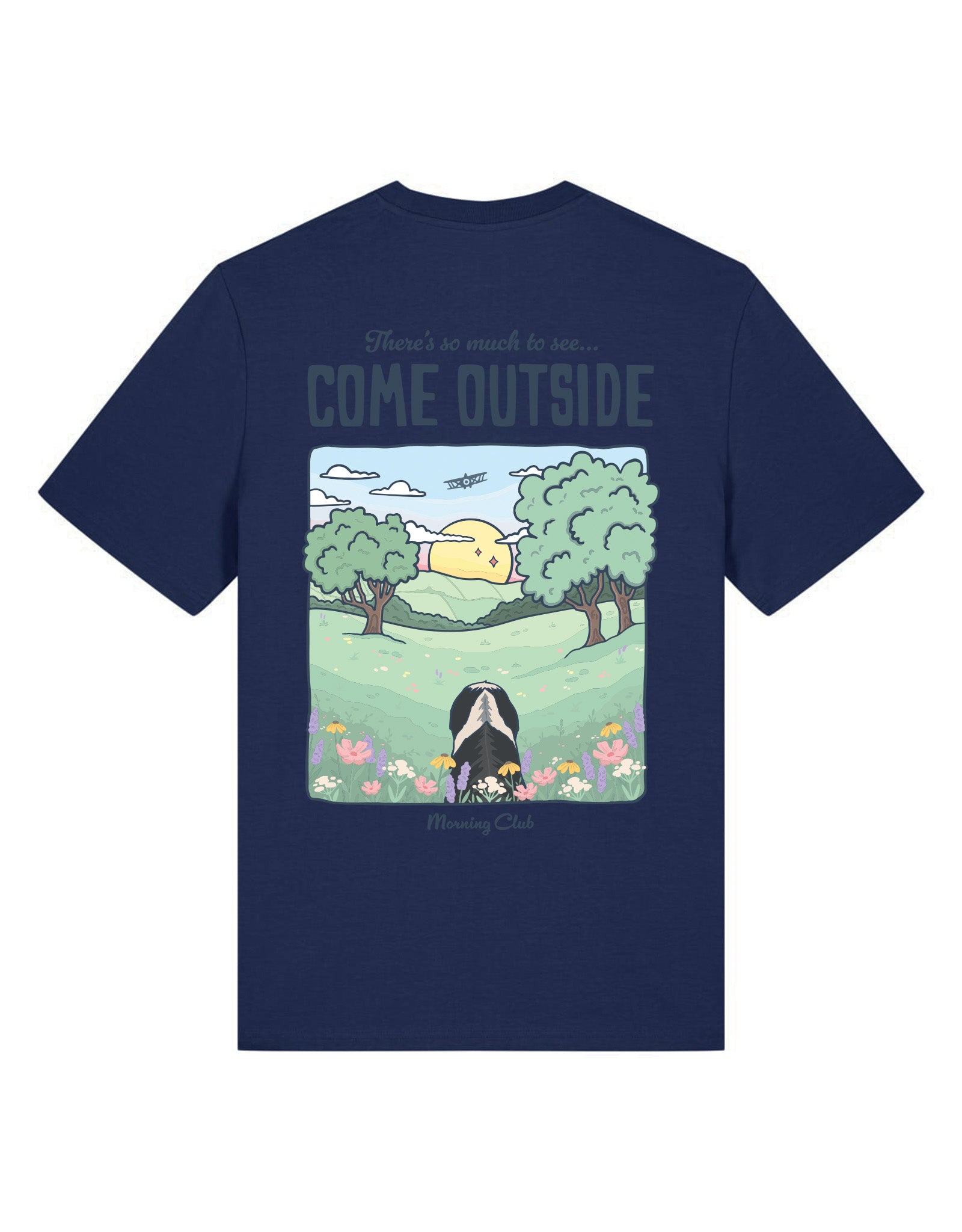 Come Outside Printed Organic Cotton T-Shirt