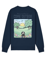 Come Outside Printed Organic Cotton Sweatshirt