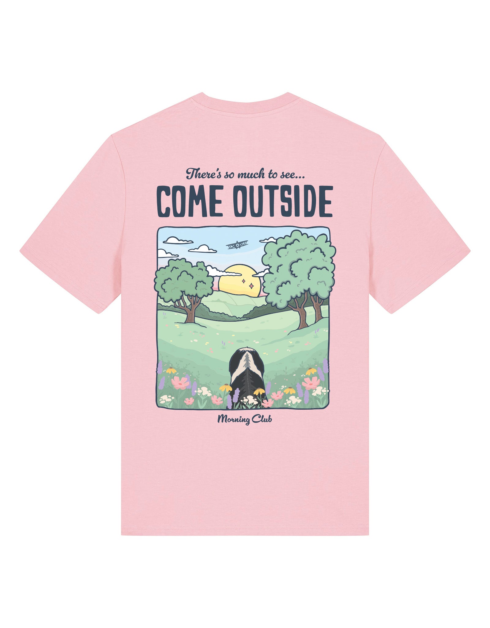 Come Outside Printed Organic Cotton T-Shirt