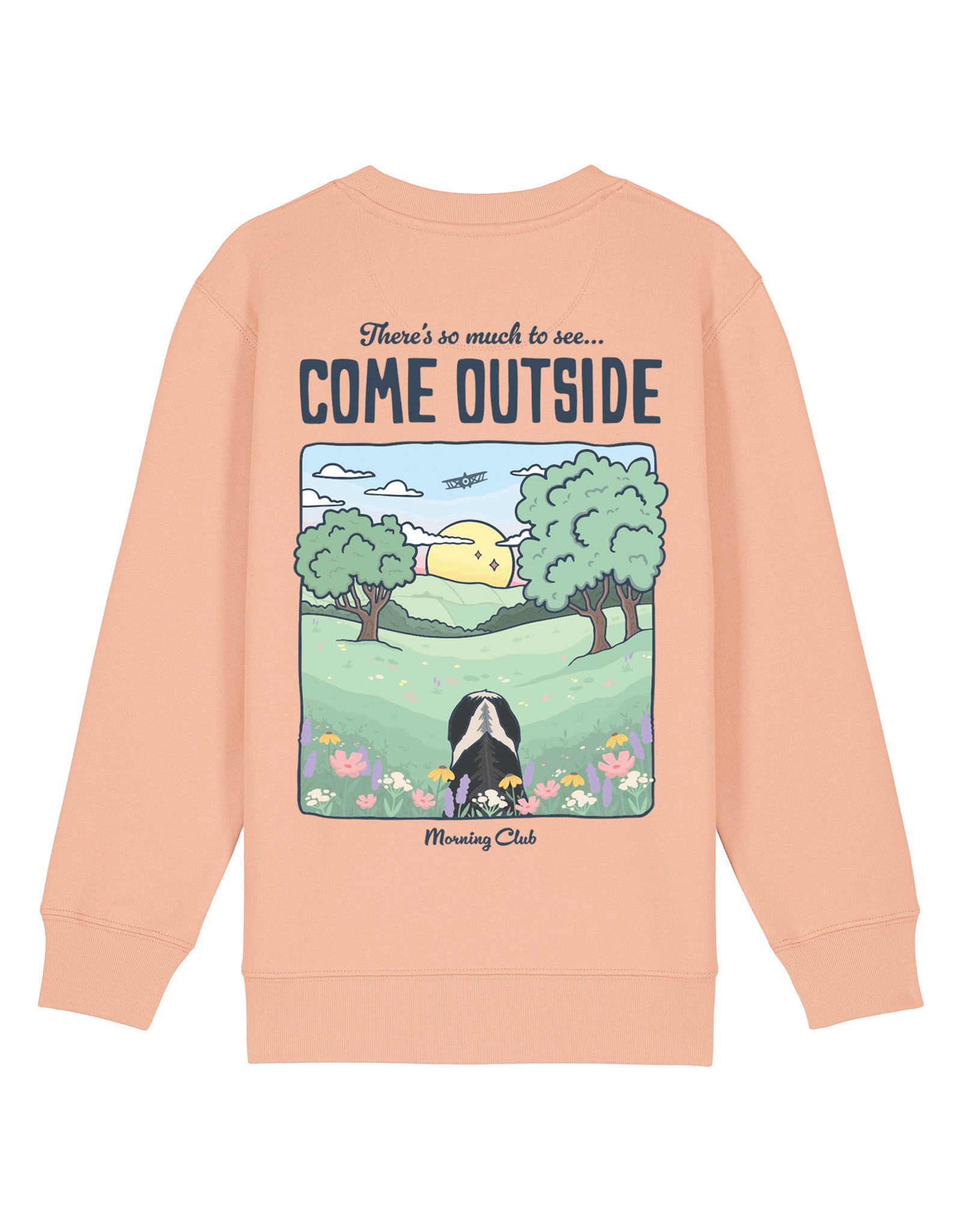 Come Outside Organic Cotton Childrens Sweatshirt