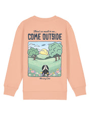 Come Outside Organic Cotton Childrens Sweatshirt