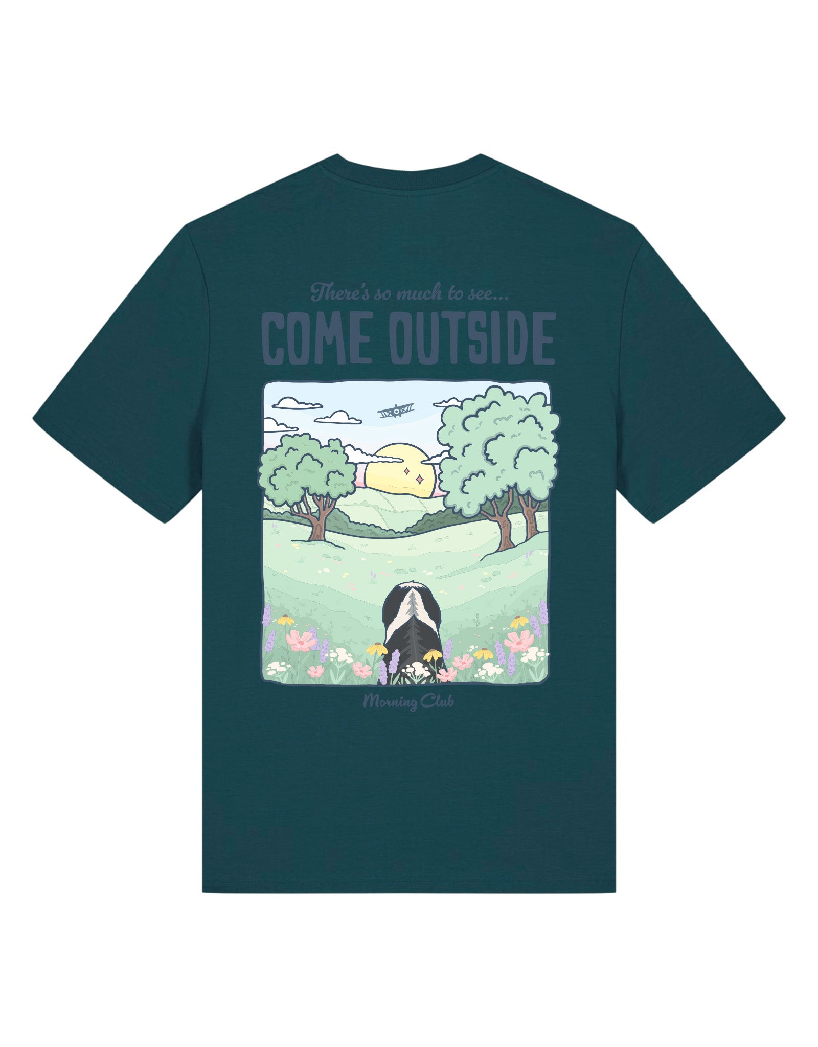 Come Outside Printed Organic Cotton T-Shirt