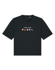 Cosy Club Embroidered Boxy Organic Cotton Tee