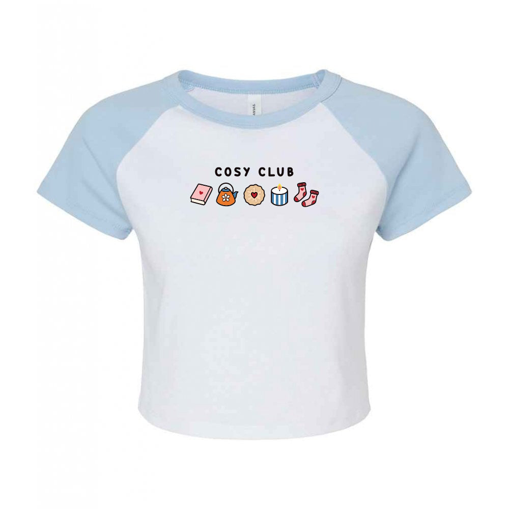 Cosy Club Embroidered Micro Rib Baby Tee