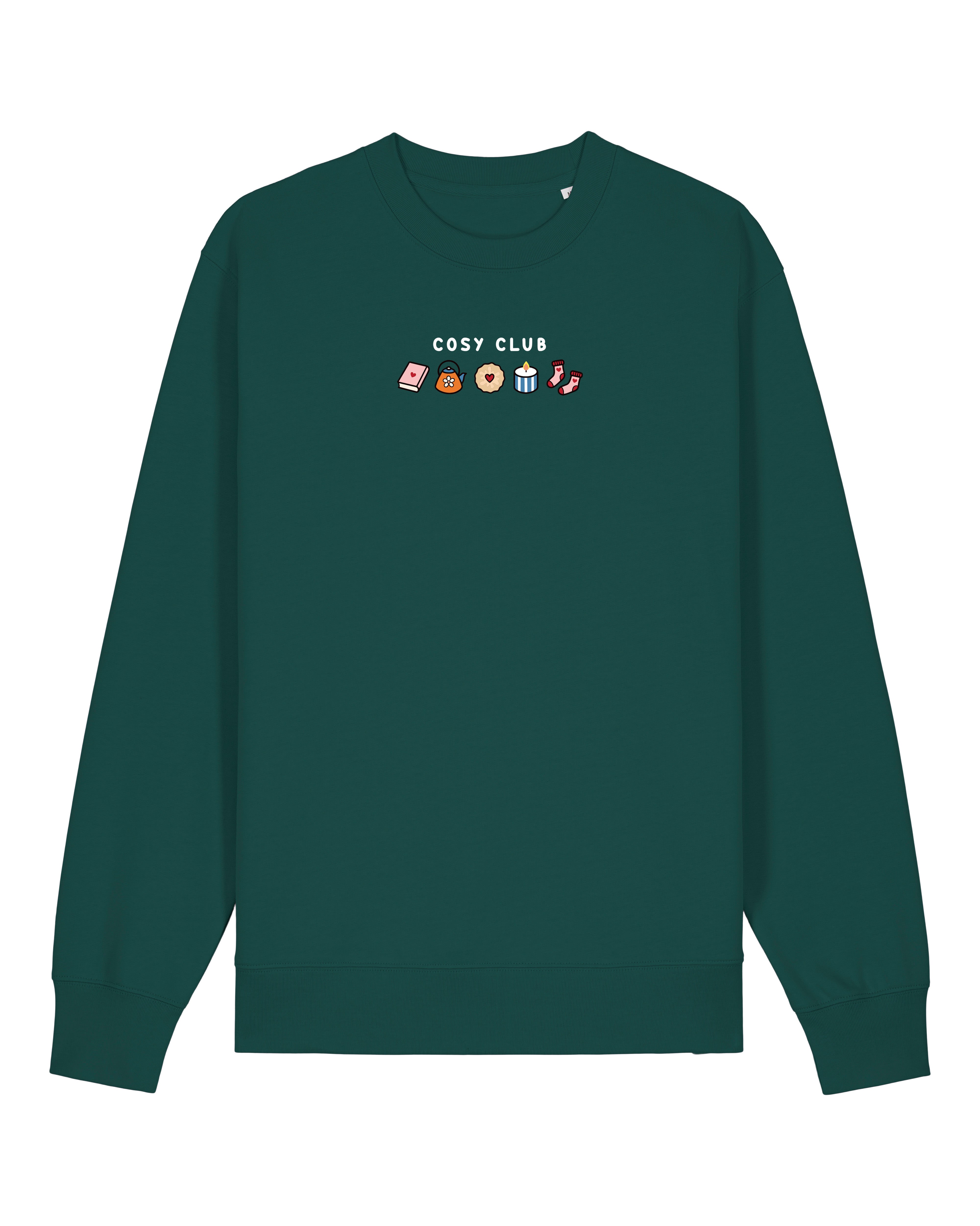 Cosy Club Embroidered Organic Cotton Sweatshirt