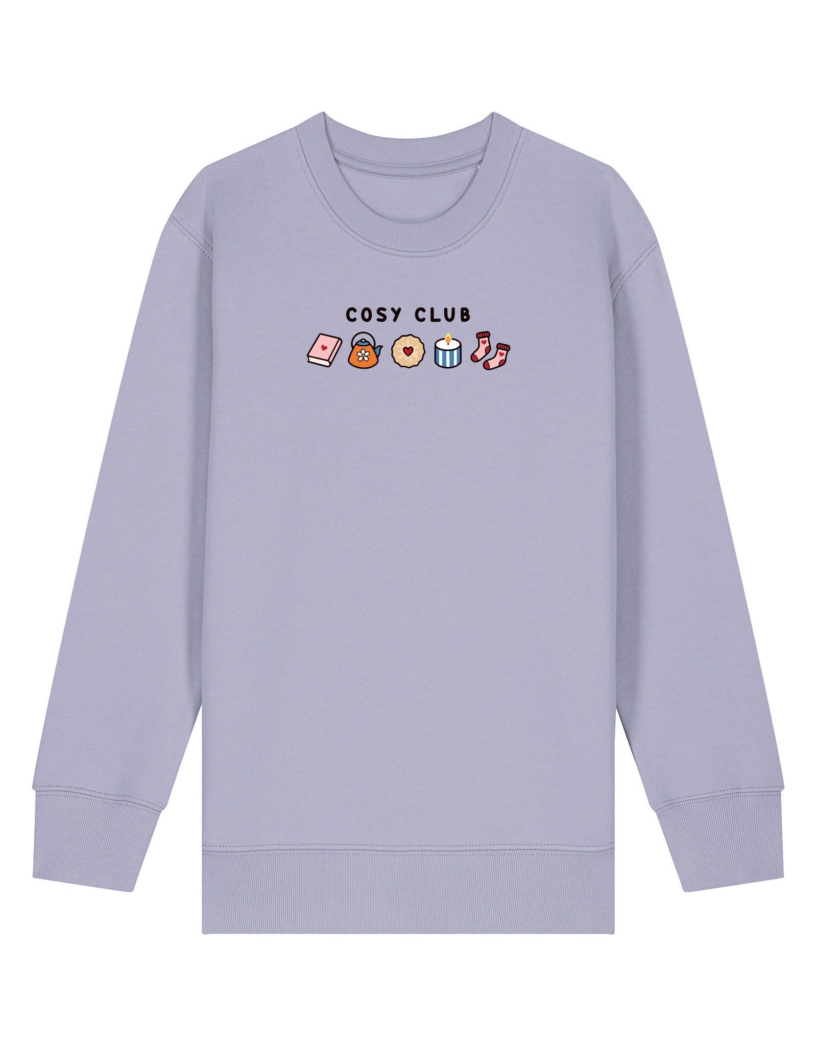 Cosy Club Embroidered Organic Cotton Childrens Sweatshirt