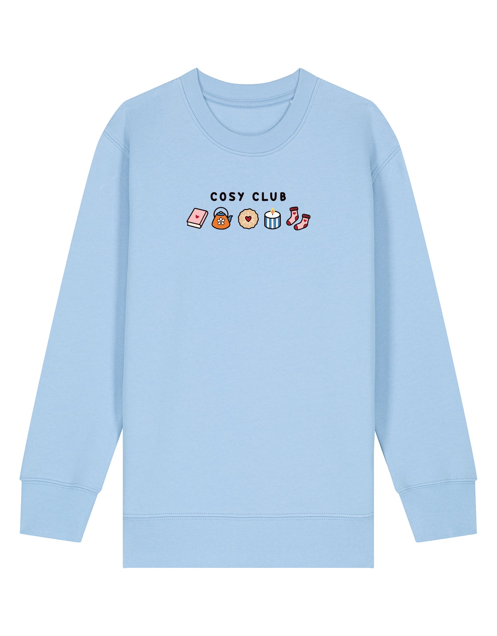 Cosy Club Embroidered Organic Cotton Childrens Sweatshirt