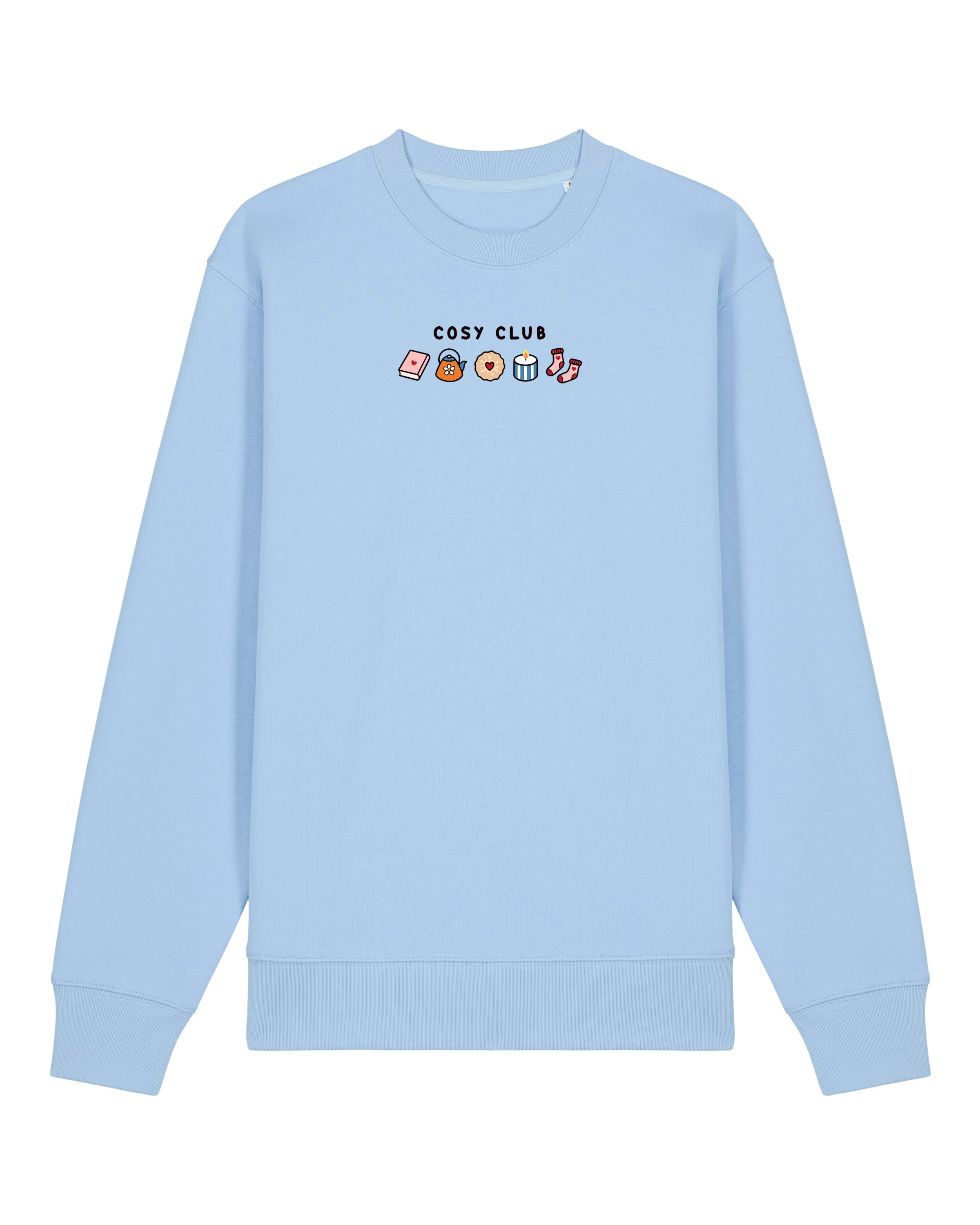 Cosy Club Embroidered Organic Cotton Sweatshirt