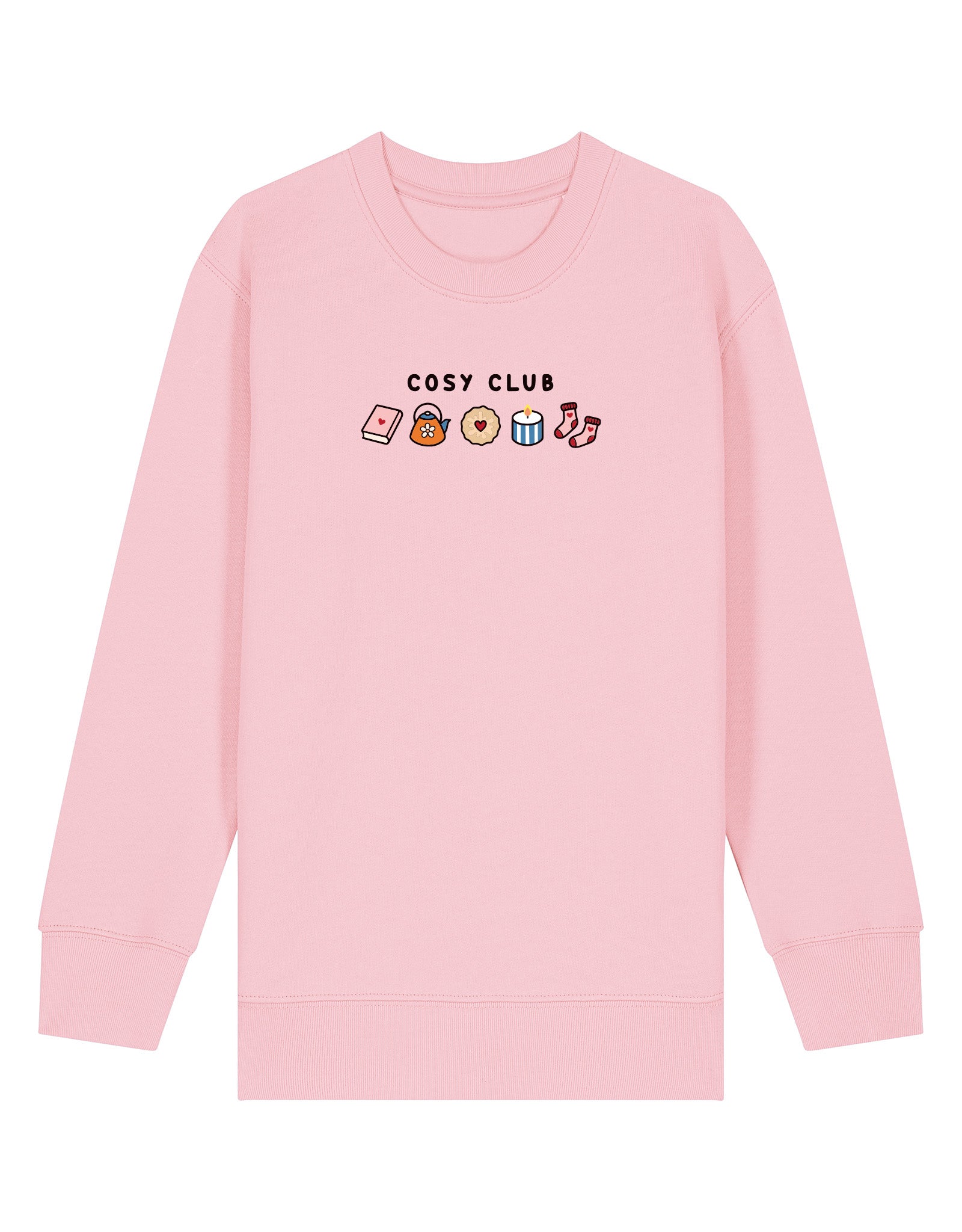 Cosy Club Embroidered Organic Cotton Childrens Sweatshirt