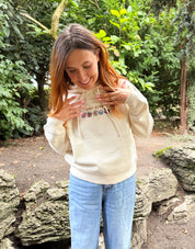 Cosy Club Embroidered Boxy Organic Cotton Hoodie