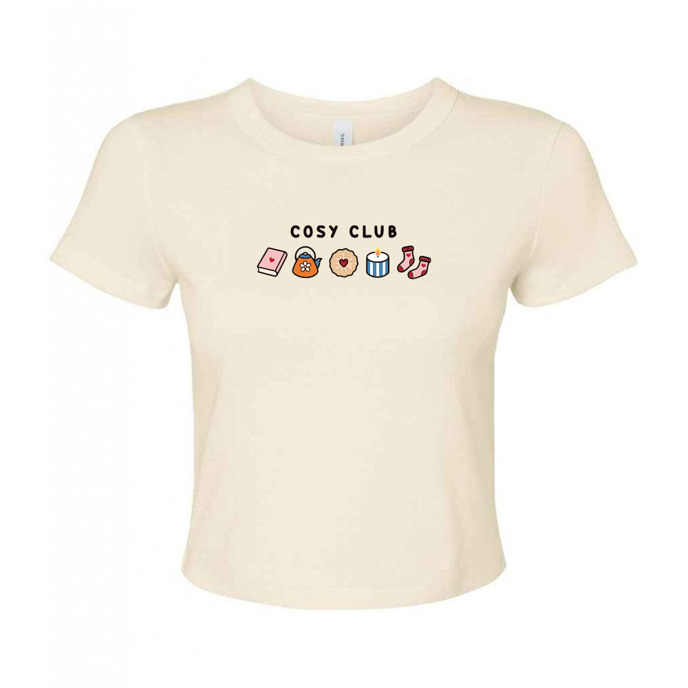 Cosy Club Embroidered Micro Rib Baby Tee