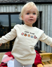 Cosy Club Embroidered Organic Cotton Childrens Sweatshirt