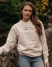 Cosy Club Embroidered Organic Cotton Sweatshirt