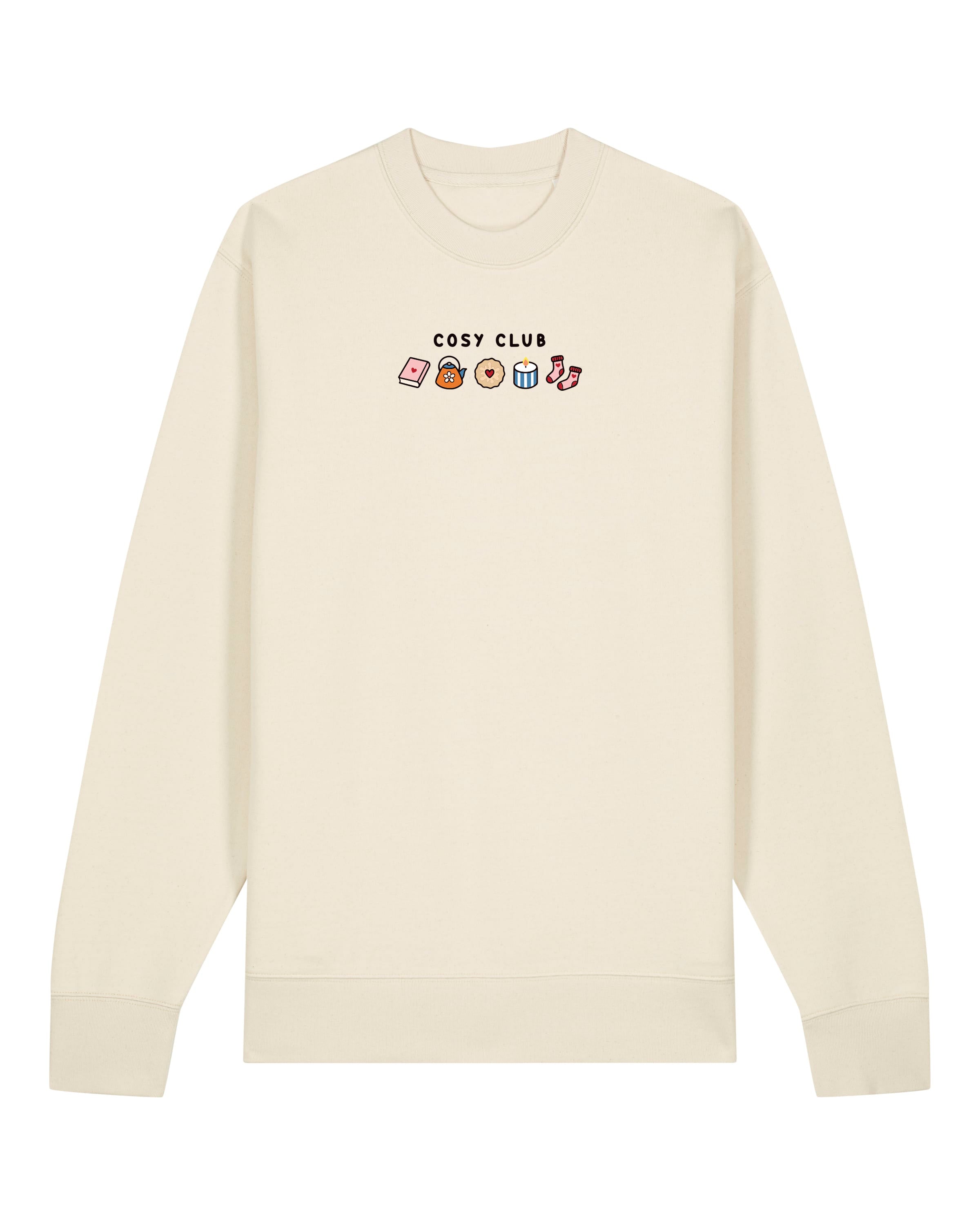 Cosy Club Embroidered Organic Cotton Sweatshirt