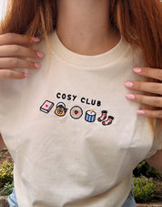 Cosy Club Embroidered Organic Cotton T-Shirt