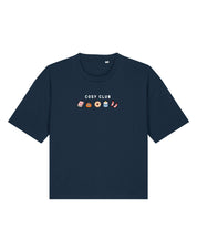 Cosy Club Embroidered Boxy Organic Cotton Tee