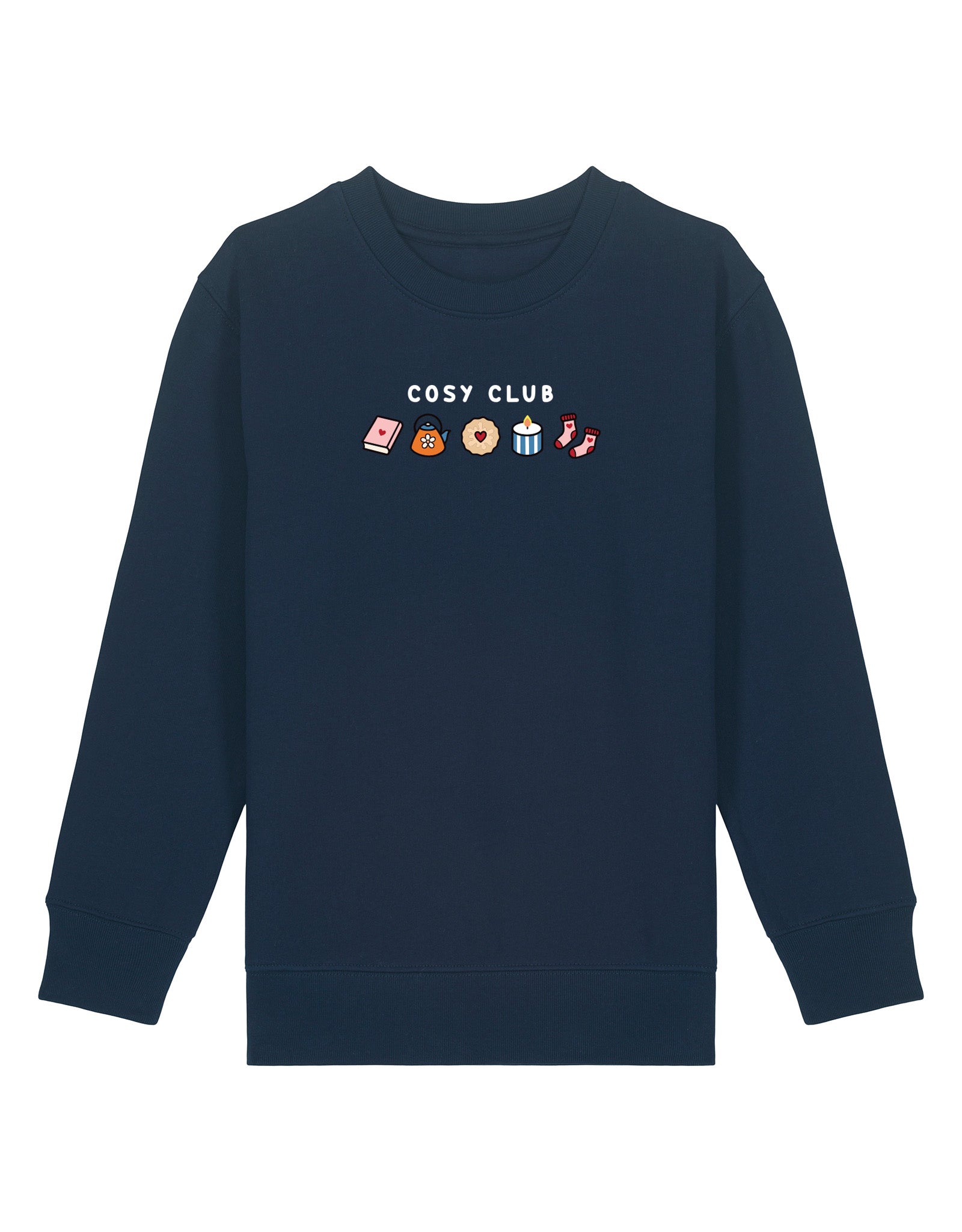 Cosy Club Embroidered Organic Cotton Childrens Sweatshirt
