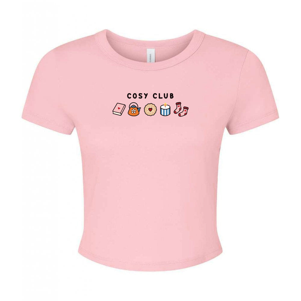 Cosy Club Embroidered Micro Rib Baby Tee