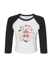 Gilmore Season Micro Rib 3/4 Sleeve Tee