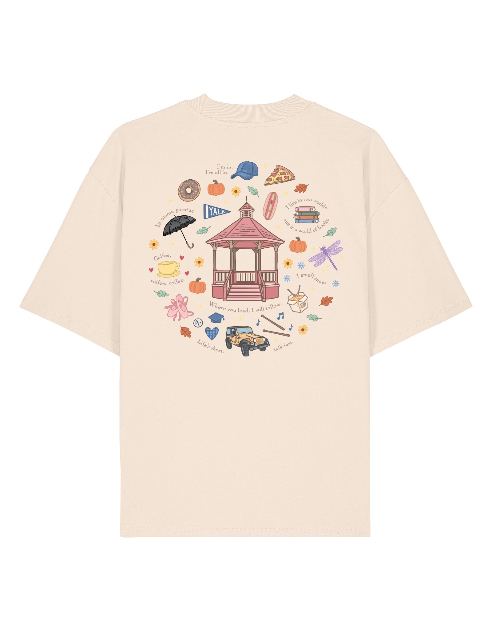 Gilmore Season Oversized Organic Cotton T-Shirt