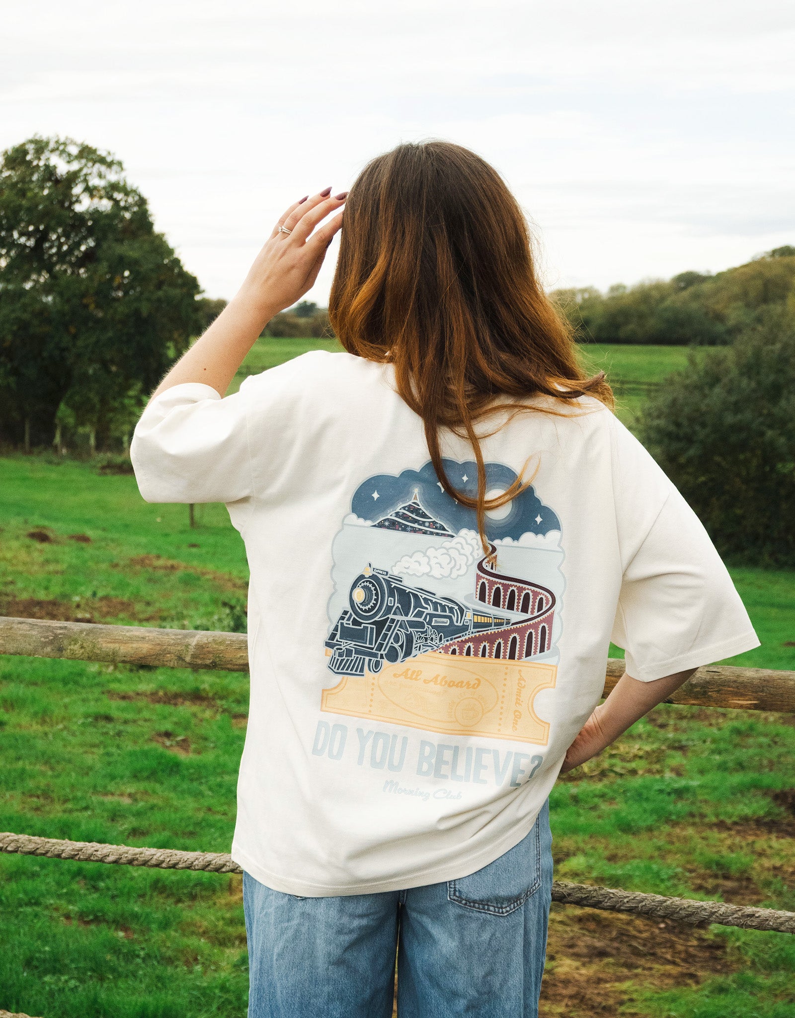 Polar Train Oversized Organic Cotton Tee