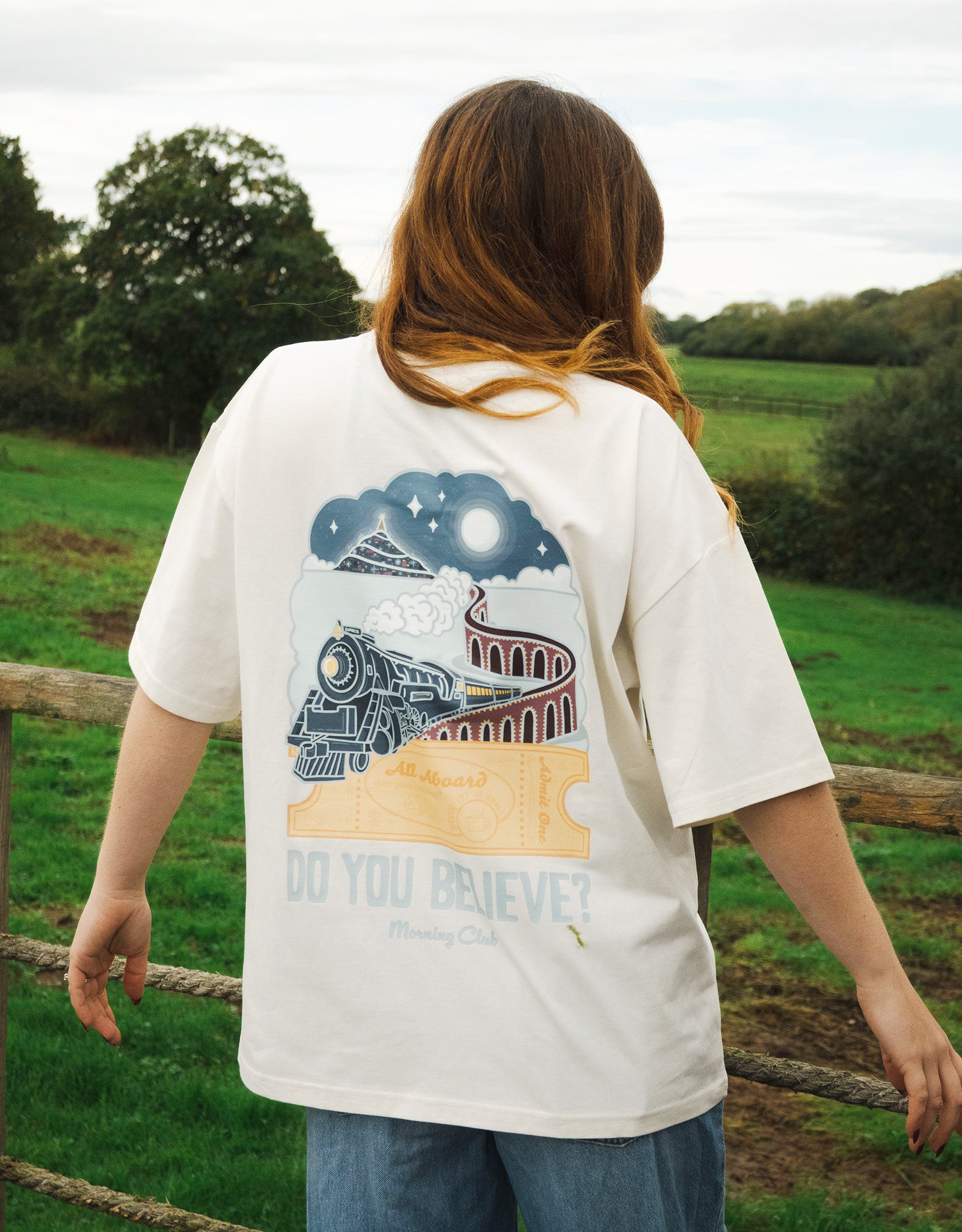 Polar Train Oversized Organic Cotton Tee