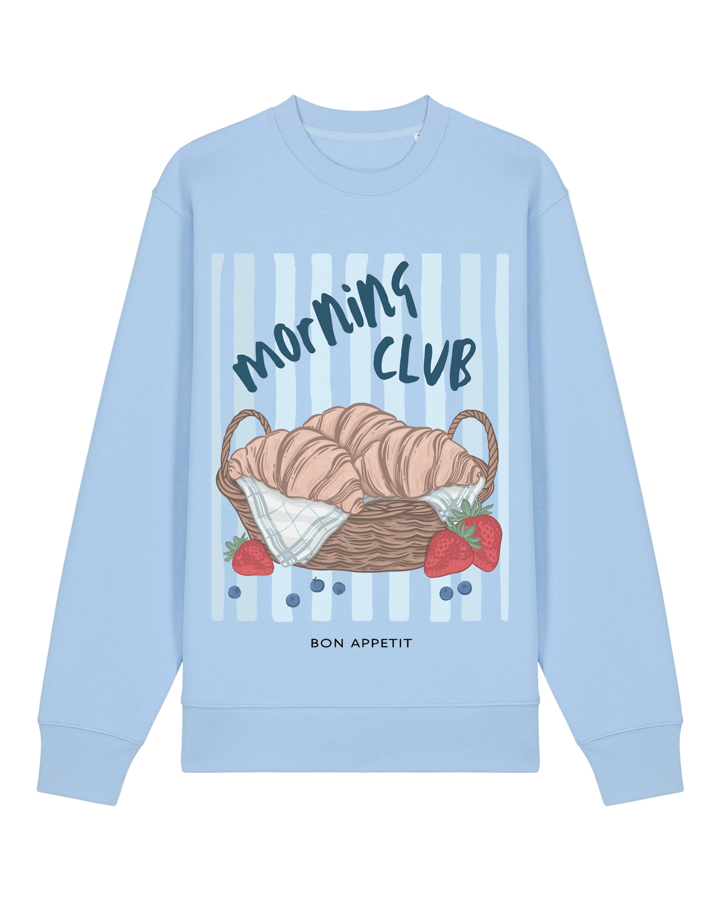 Croissants Organic Cotton Sweatshirt