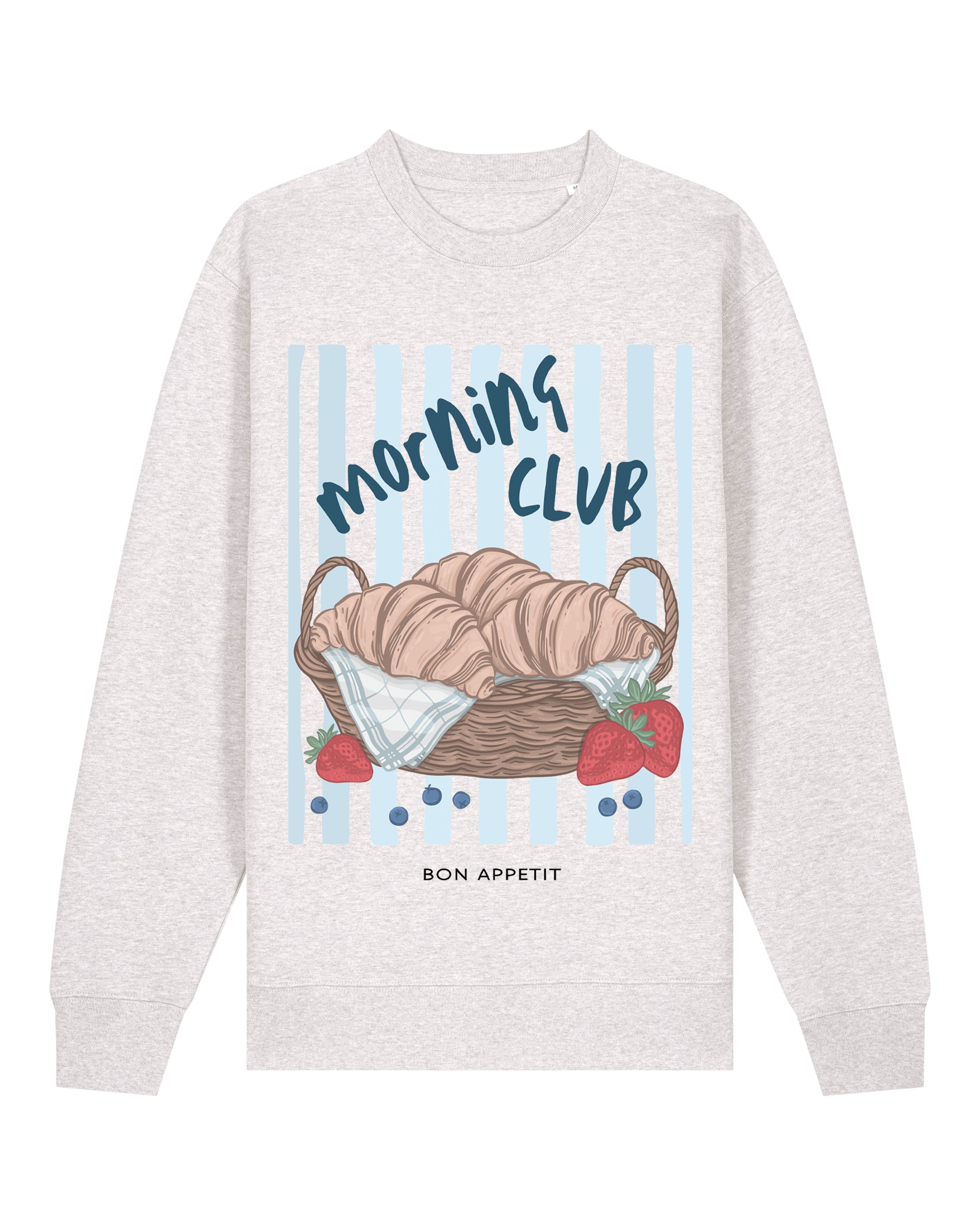 Croissants Organic Cotton Sweatshirt