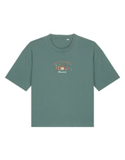 Crowley Corners Embroidered Boxy Organic Cotton Tee