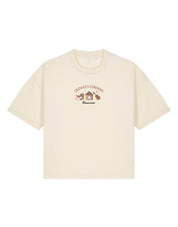 Crowley Corners Embroidered Boxy Organic Cotton Tee