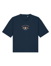 Crowley Corners Embroidered Boxy Organic Cotton Tee