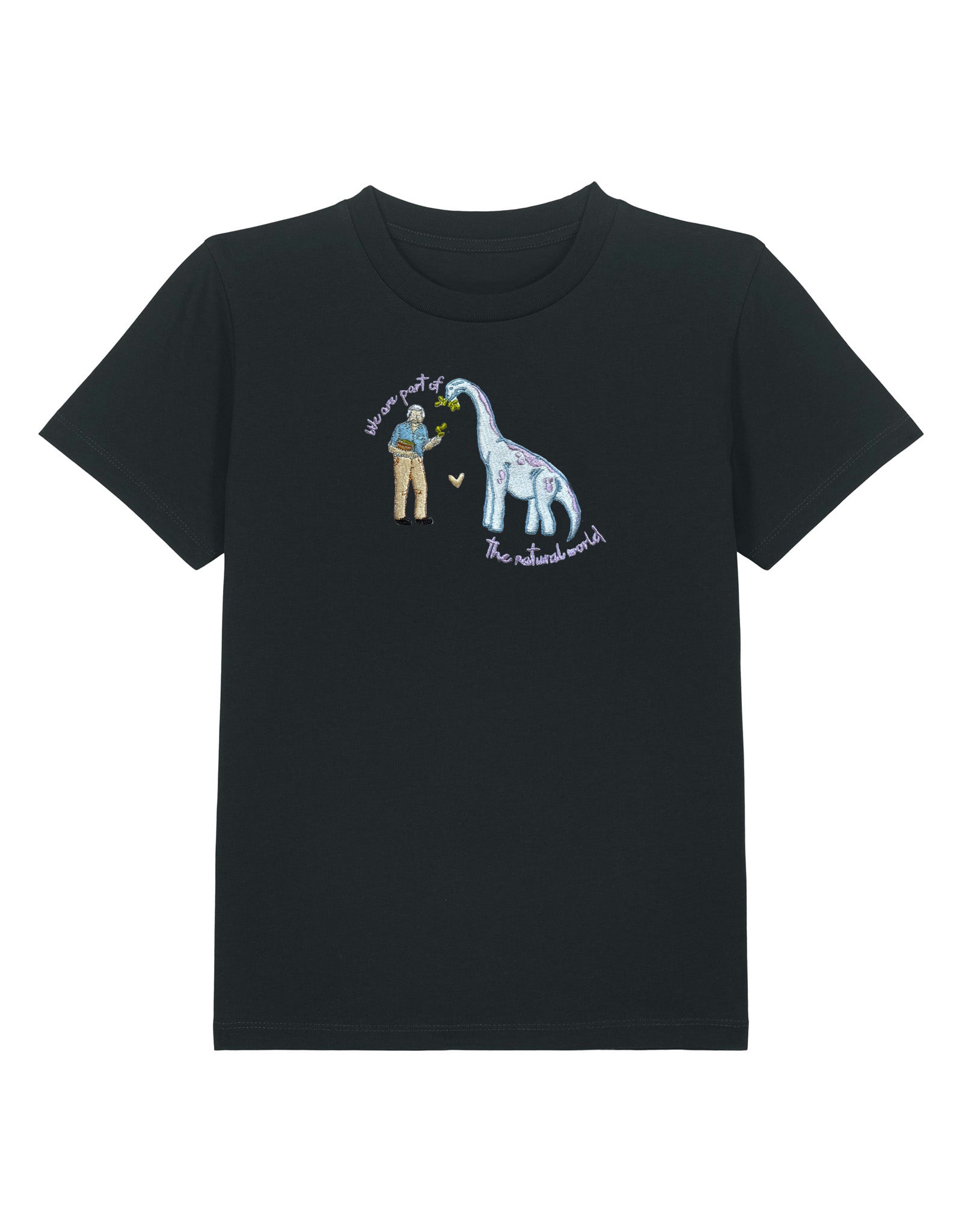 David & Dino Embroidered Organic Cotton Childrens T-Shirt