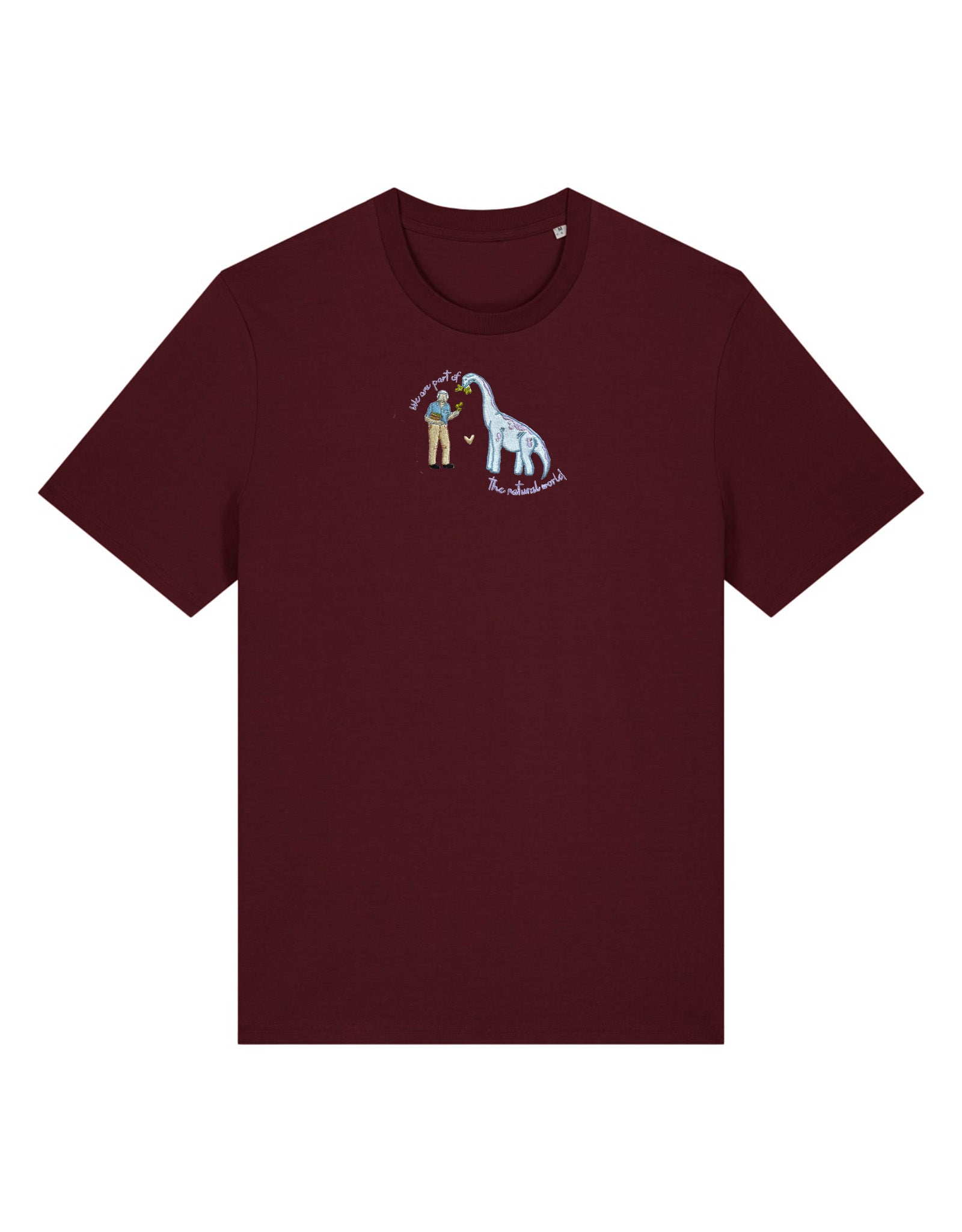 David & Dino Embroidered Organic Cotton T-Shirt