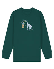 David & Dino Embroidered Organic Cotton Childrens Sweatshirt