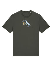 David & Dino Embroidered Organic Cotton T-Shirt
