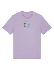 David & Dino Embroidered Organic Cotton T-Shirt