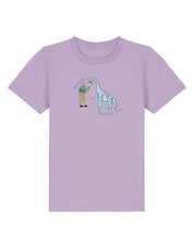 David & Dino Embroidered Organic Cotton Childrens T-Shirt