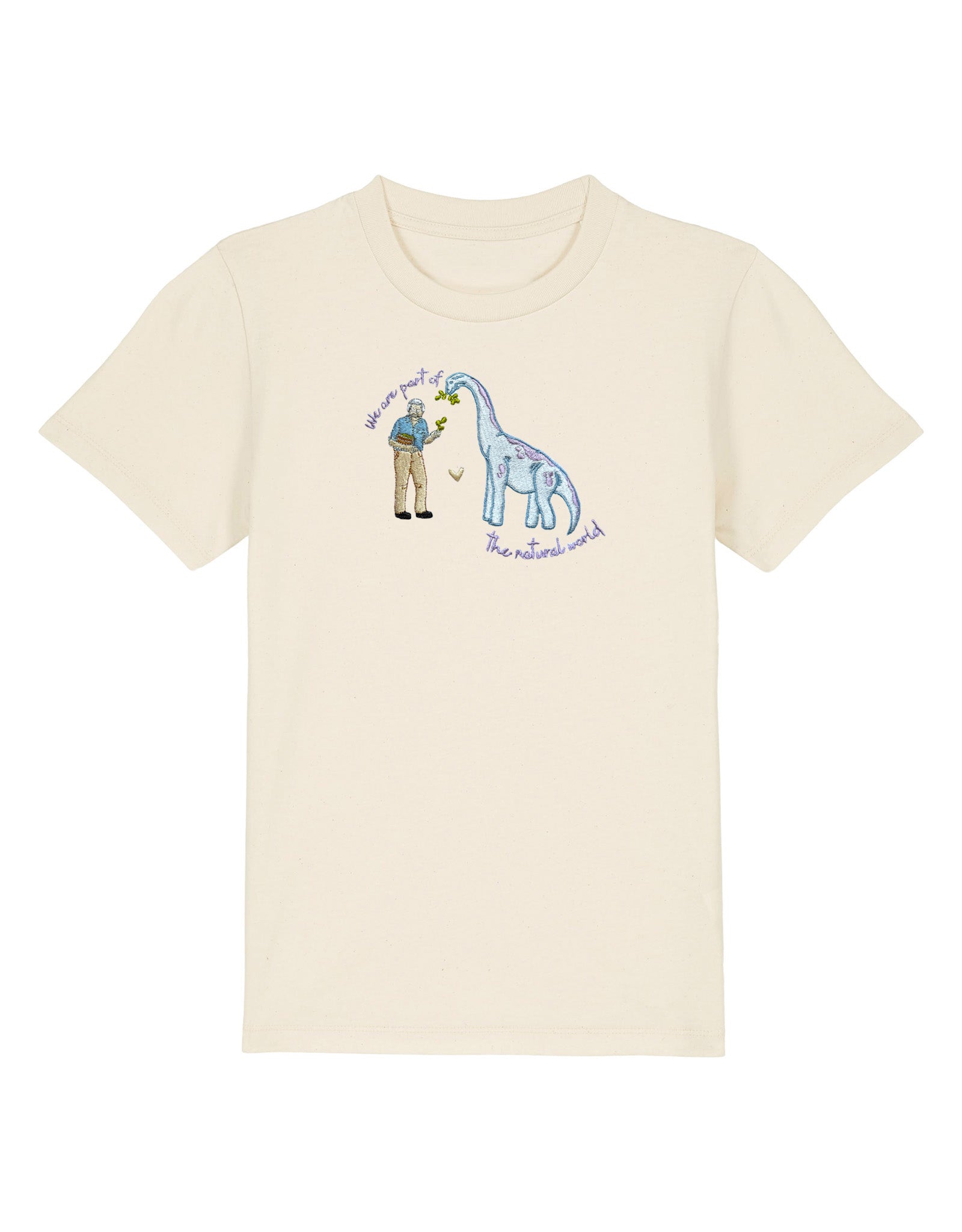 David & Dino Embroidered Organic Cotton Childrens T-Shirt