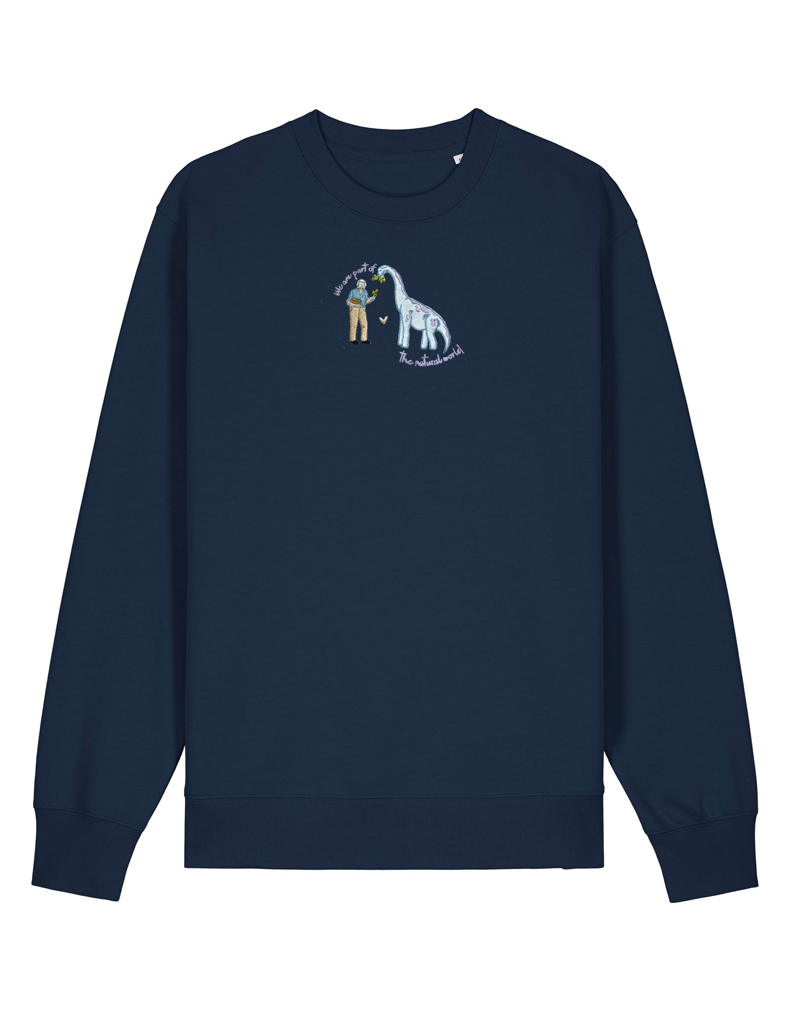 David & Dino Embroidered Organic Cotton Sweatshirt