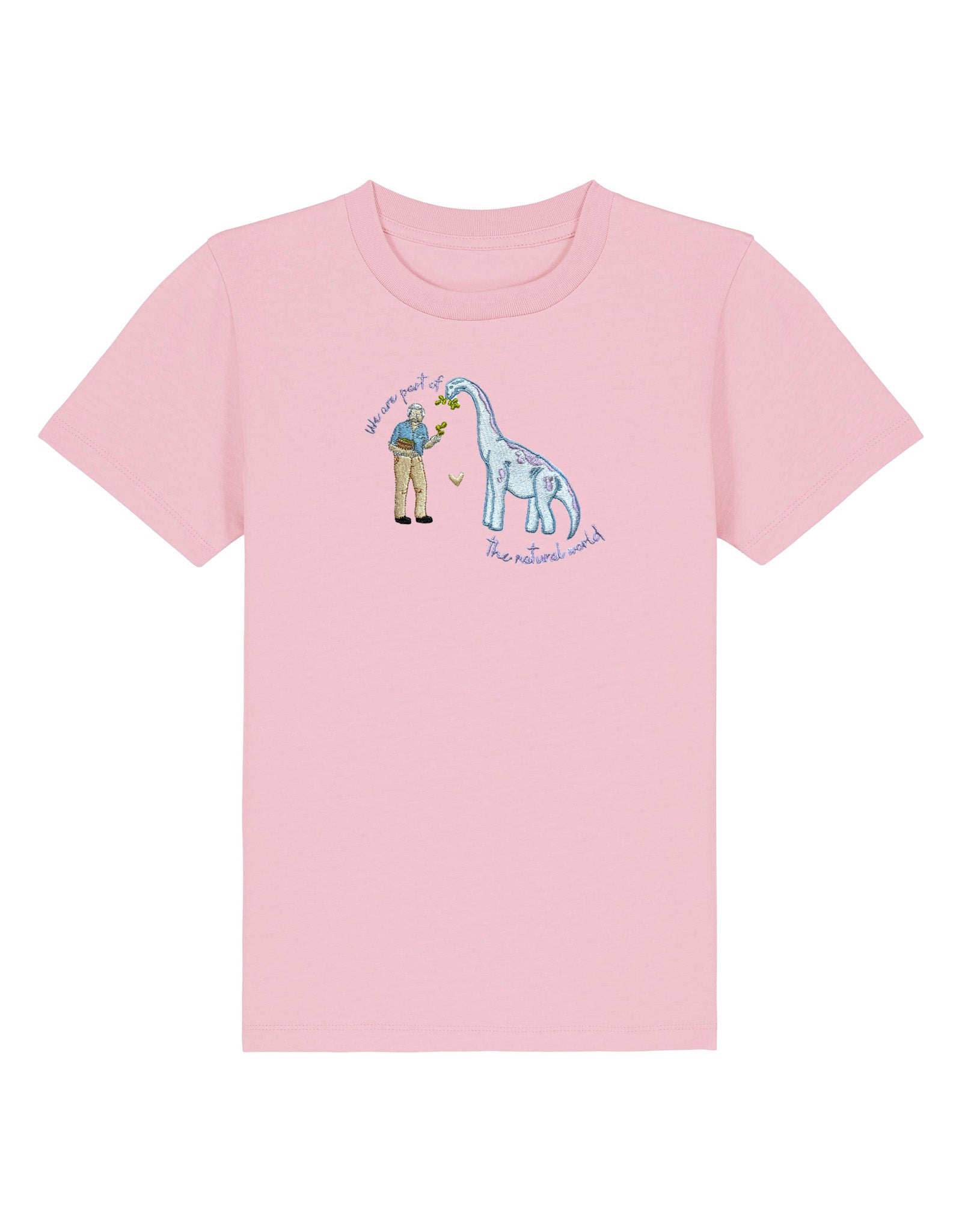 David & Dino Embroidered Organic Cotton Childrens T-Shirt