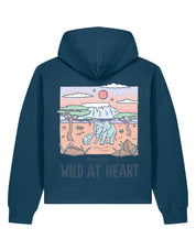 Wild At Heart Printed Boxy Organic Cotton Hoodie