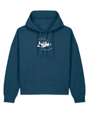 Come Outside Embroidered Boxy Organic Cotton Hoodie