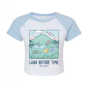 Dinosaurs Printed Micro Rib Raglan Baby Tee