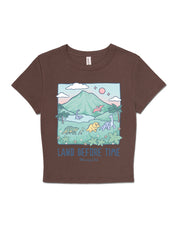 Dinosaurs Printed Micro Rib Baby Tee